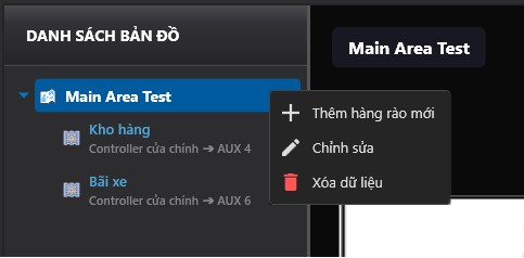 Thao tác trên cây thư mục và bản đồ
