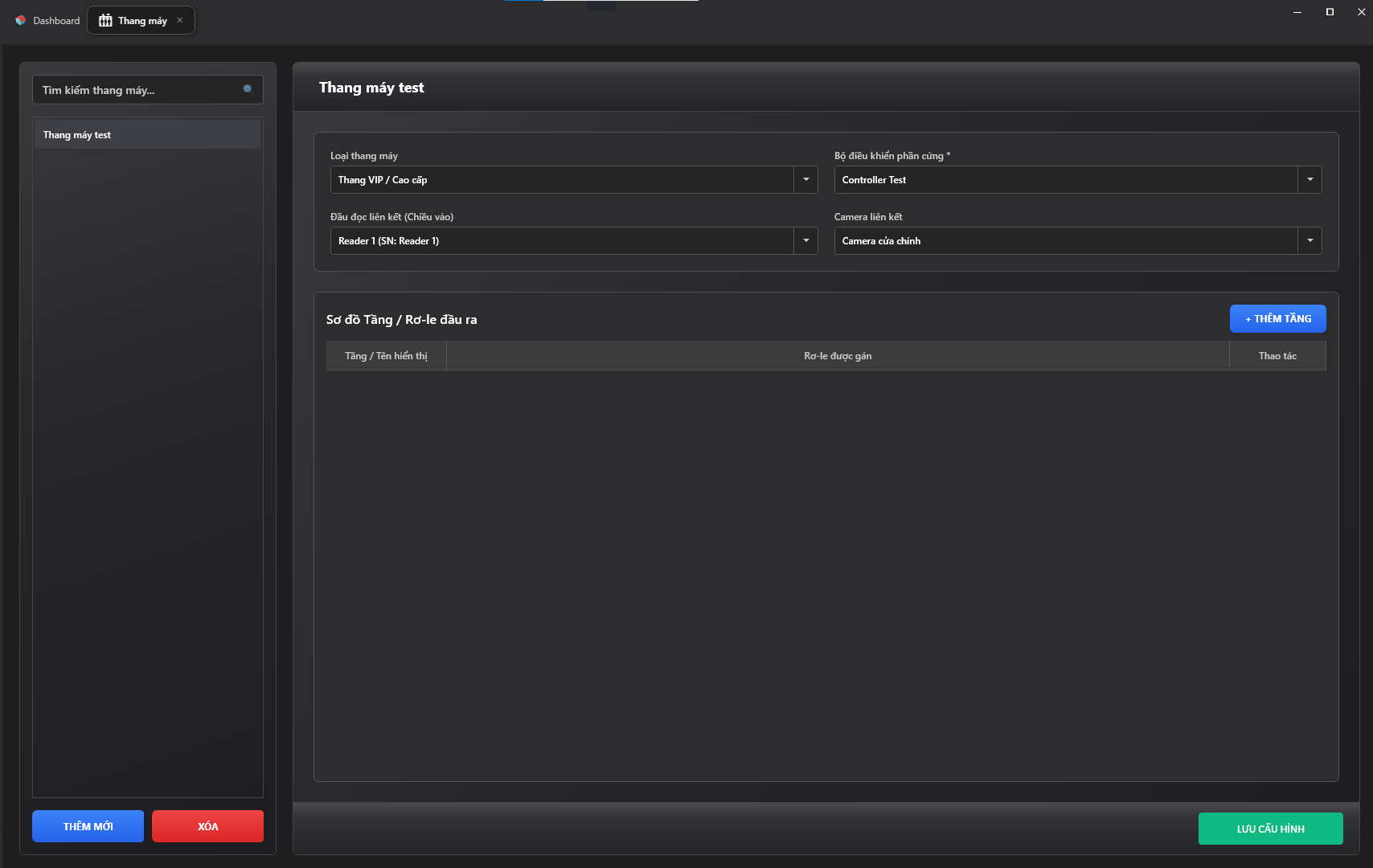 Elevator Management Interface