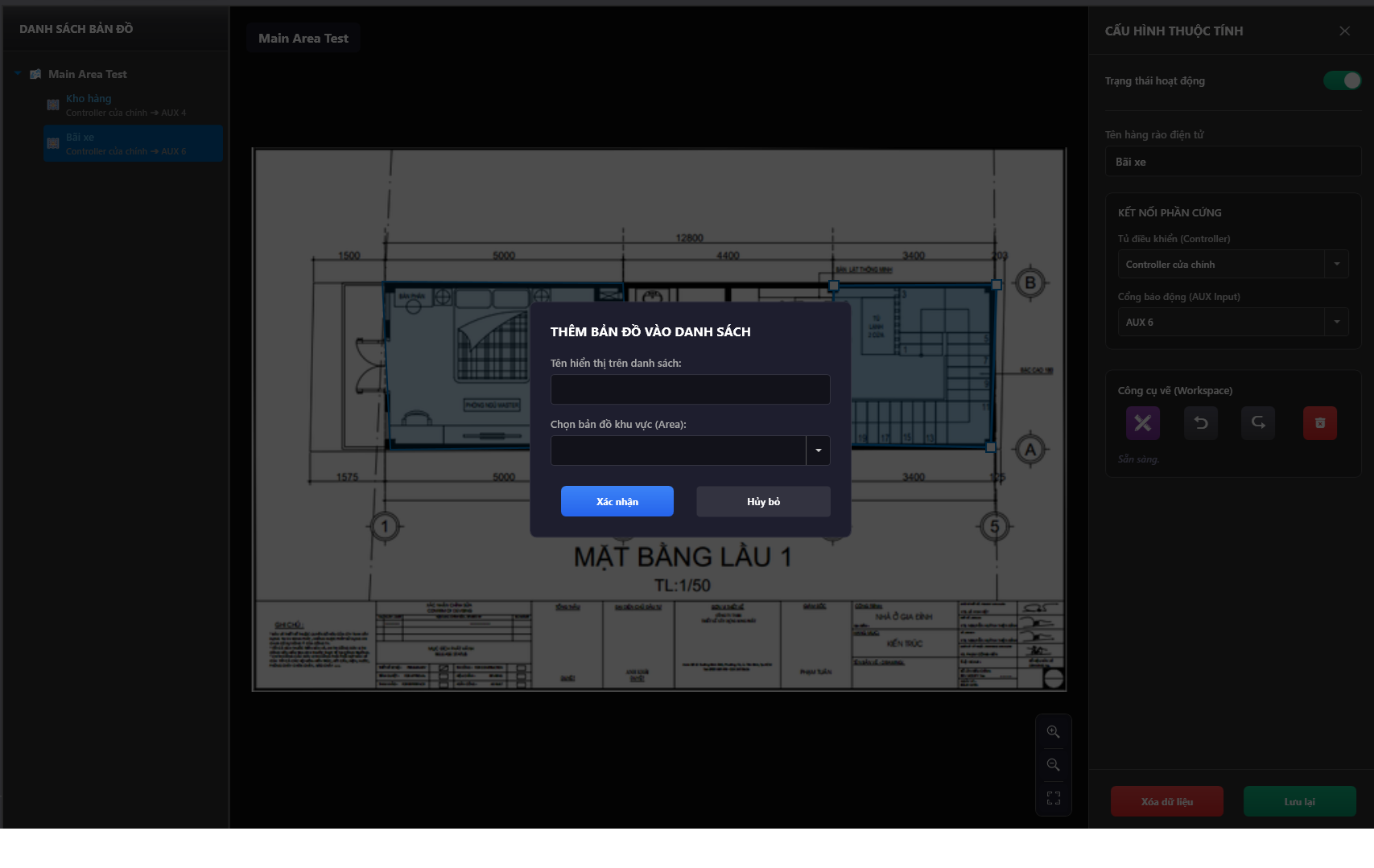 Add Map Dialog